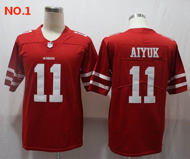 San Francisco 49ers #11 Brandon Aiyuk Men's Jerseys-5